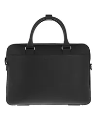 Tiger of Sweden Reisegepäck Medium Leather Travel Bag Schwarz