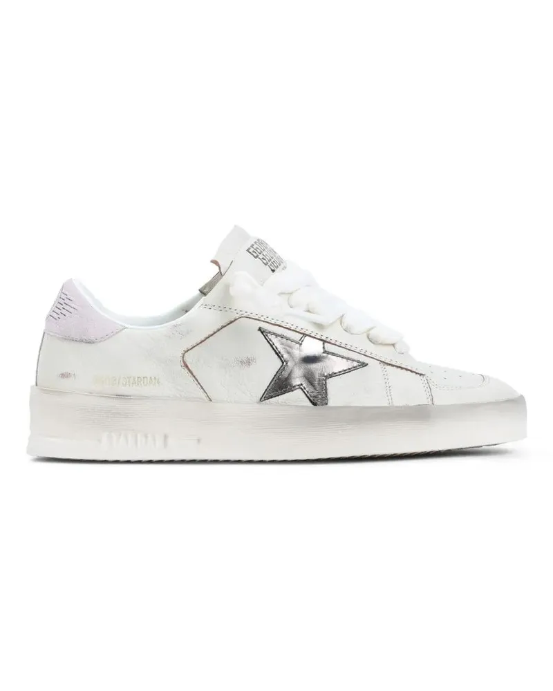 Golden Goose Low-Top Sneaker White Goat Leather Stardan Sneakers weiß Weiß