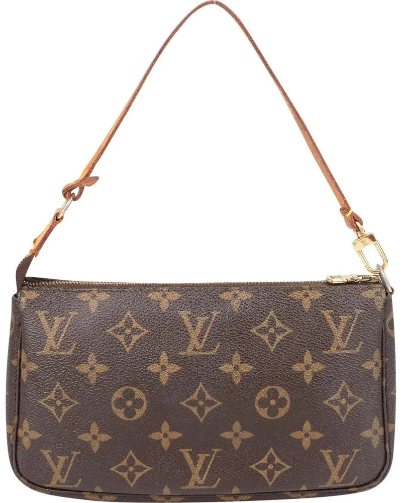 Louis Vuitton Crossbody Bags  Canvas Monogram Pochette Accessoire braun Braun