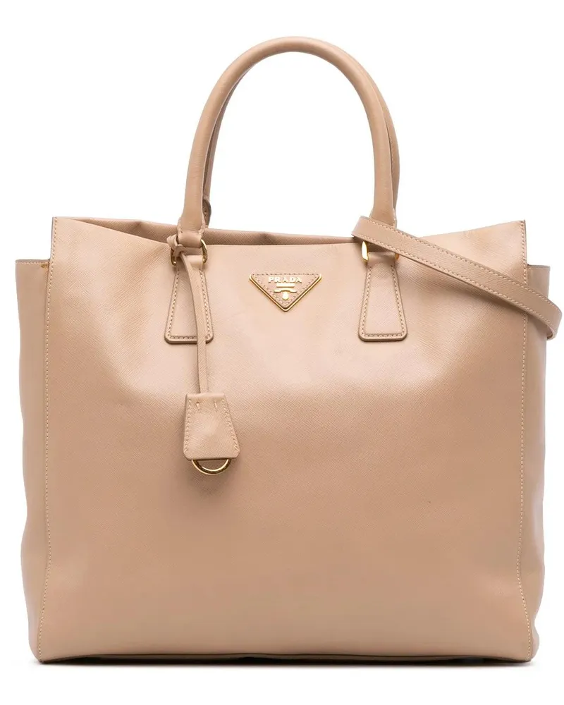 Prada Hobo Bags Saffiano Lux Satchel braun Braun