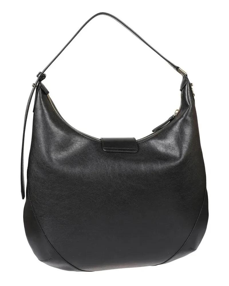 Jimmy Choo Hobo Bags Rounded Shoulder Bag schwarz Schwarz