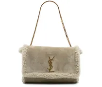 Hobo Bags Medium Shearling Monogram Kate Reversible Shoulder grau