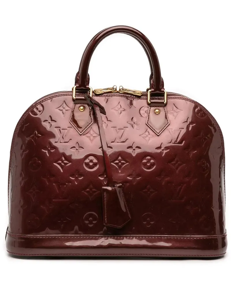 Louis Vuitton Crossbody Bags Monogram Vernis Alma PM rot Rot