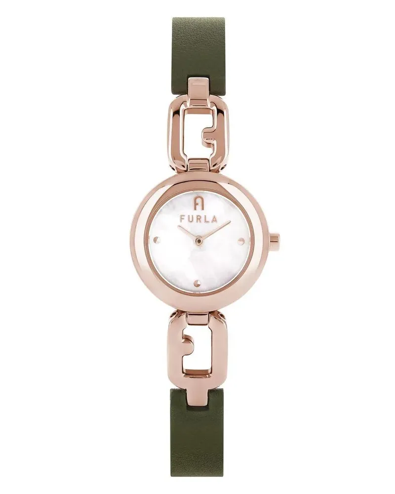 Furla Uhr Analoguhr  Arco Chain green Grün