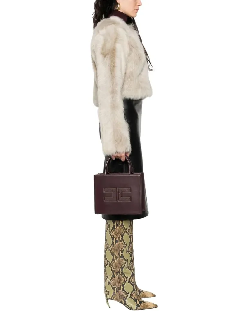 Elisabetta Franchi Crossbody Bags Bags Bordeaux rot Rot
