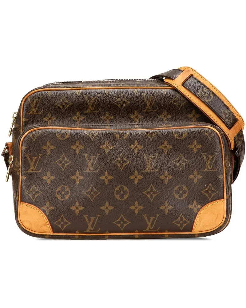 Louis Vuitton Hobo Bags 2005 Monogram Nil Crossbody braun Braun