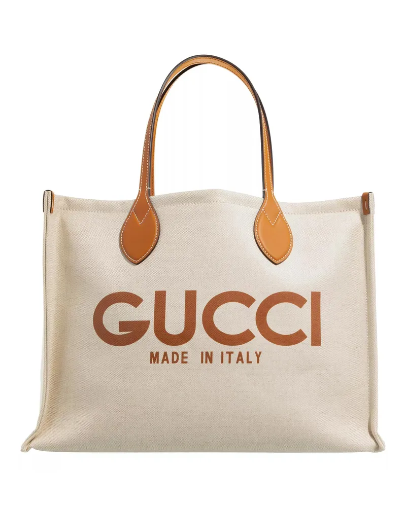Gucci Shopper & Totes  Print Tote Bag beige Beige
