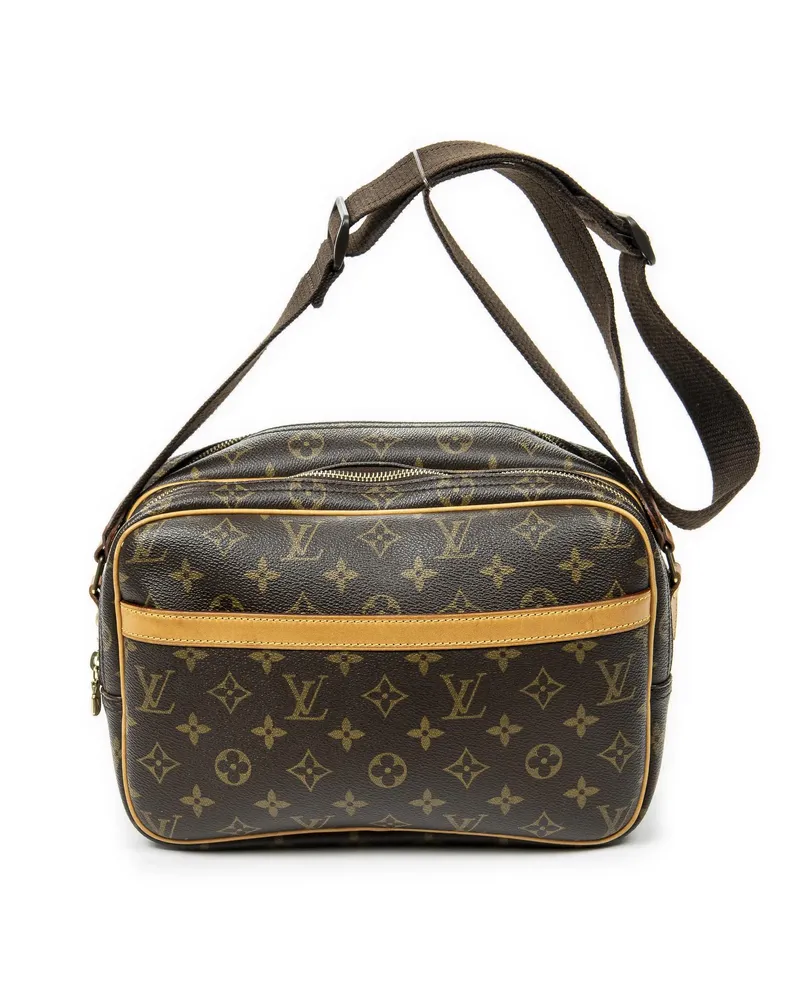 Louis Vuitton Crossbody Bags Reporter PM braun Braun