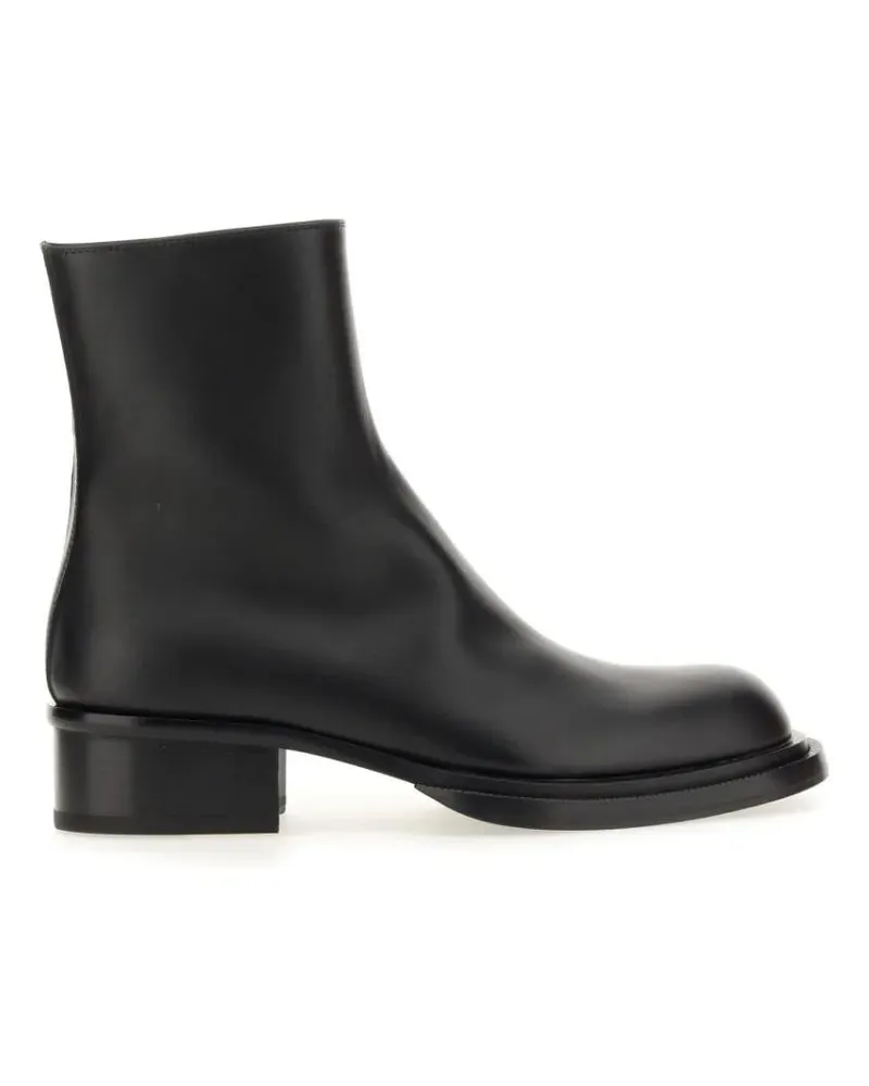 Alexander McQueen Stiefel Cuban Stack Boot schwarz Schwarz