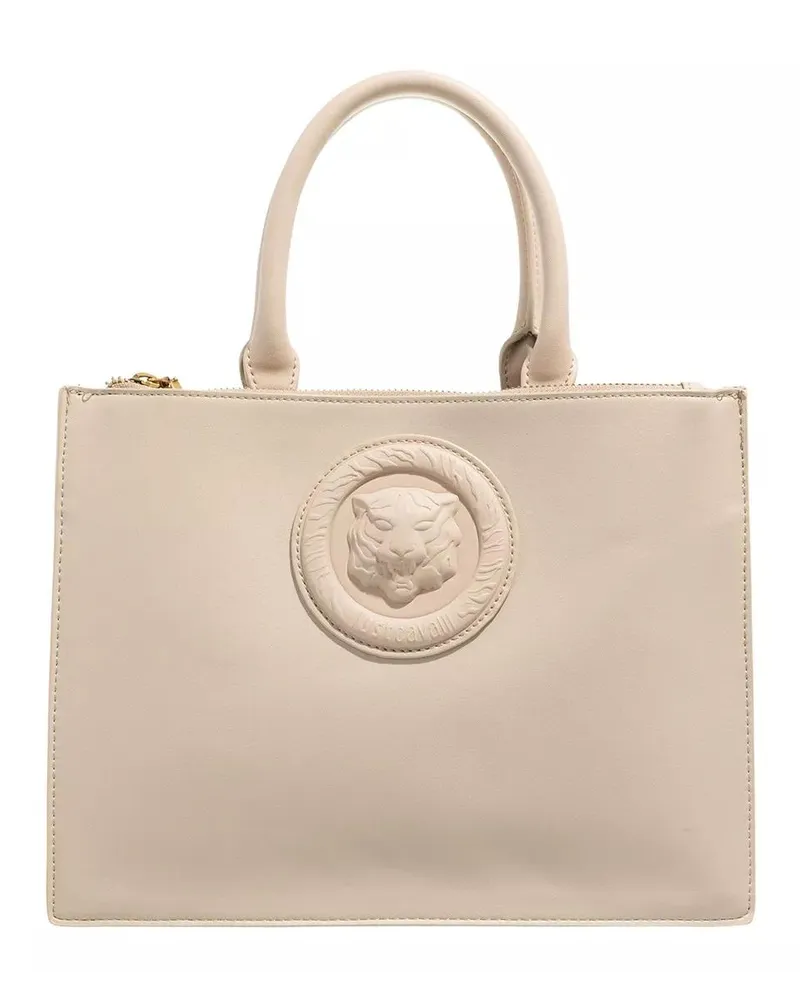 Just Cavalli Tote Range E Tiger Embossed Sketch 4 Bags Taupe