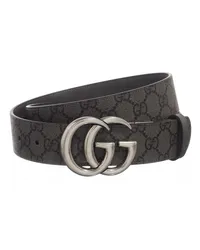 Gucci Gürtel Supreme Print Belt Grau