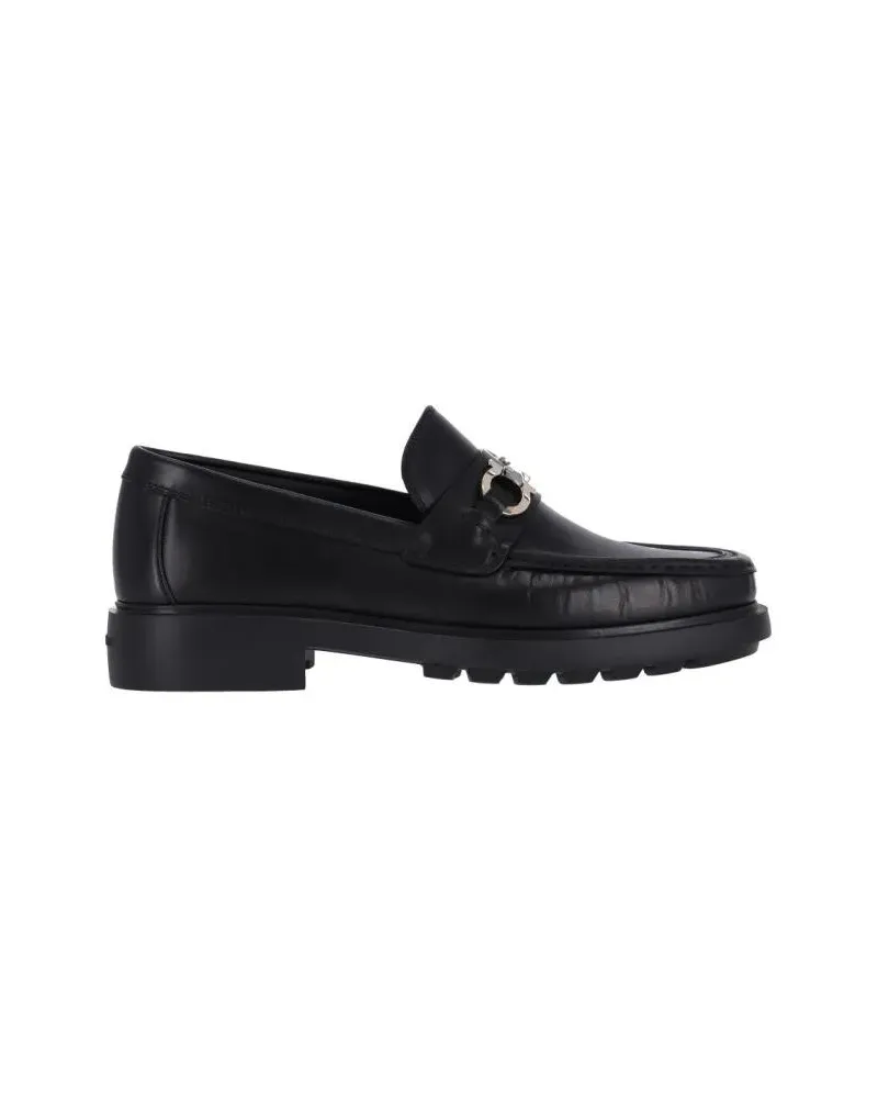 Ferragamo Loafer "Gancini" Loafers Black schwarz Schwarz