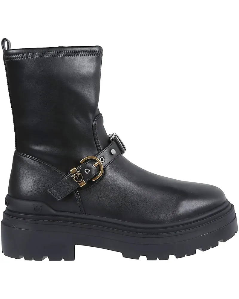 Pinko Stiefel Mia 27 Ankle Boot Black schwarz Schwarz