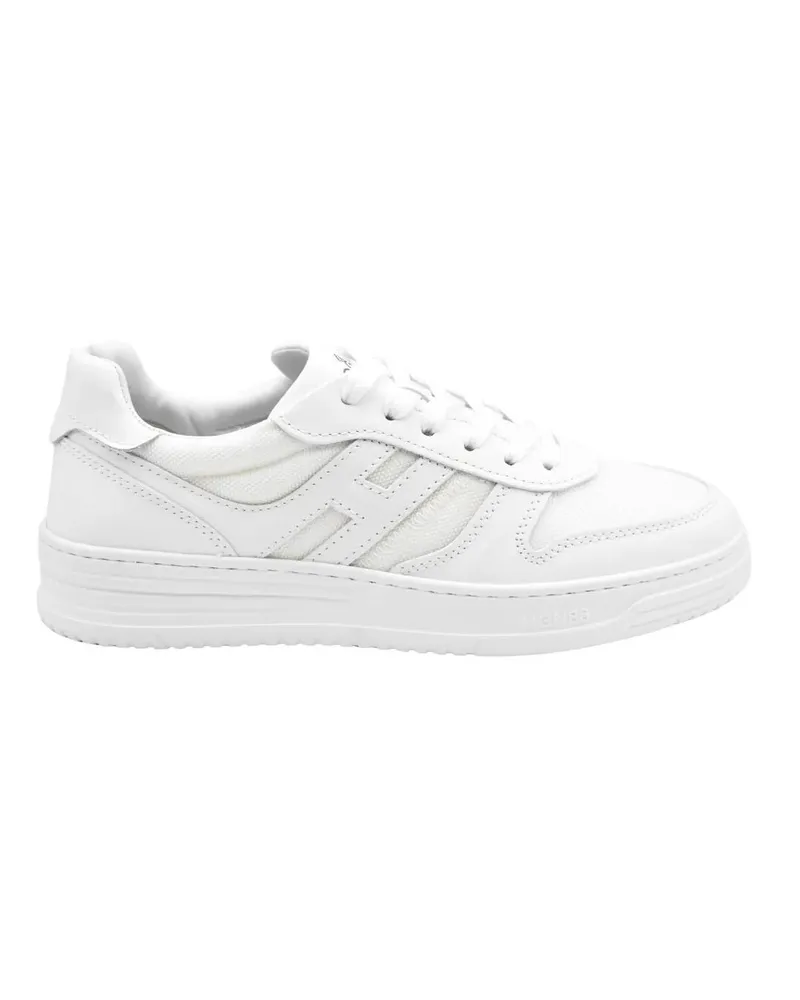 Hogan Low-Top Sneaker White Minimalist Laced Sneakers weiß Weiß