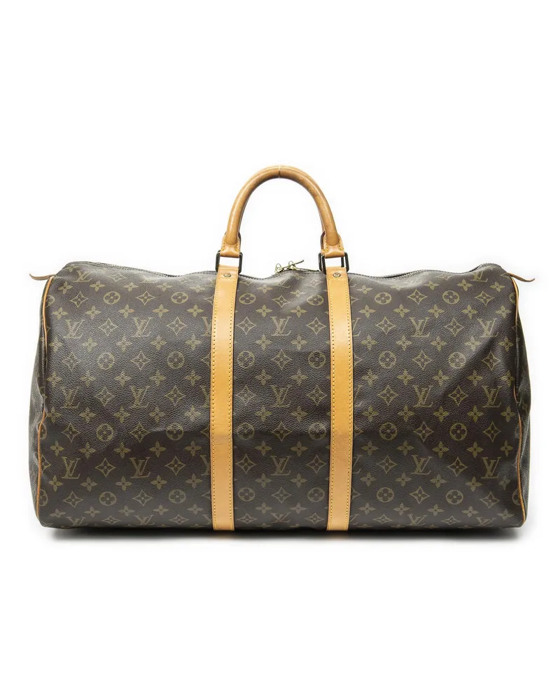 Louis Vuitton Crossbody Bags Keepall 55 braun Braun
