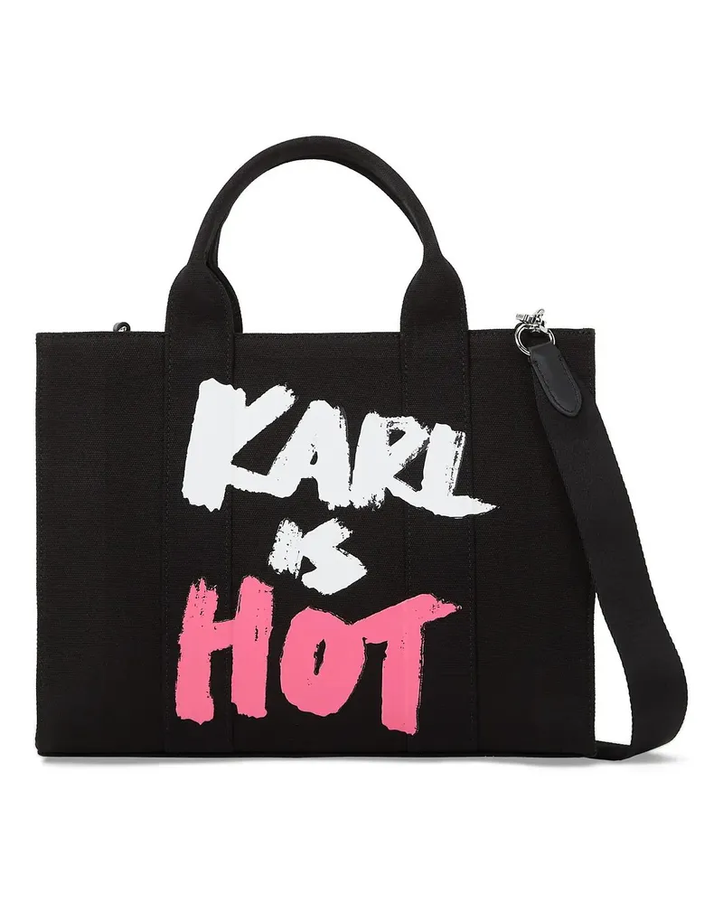 Karl Lagerfeld Shopper K/RSG KARL IS HOT SQ MD TOTE schwarz Schwarz