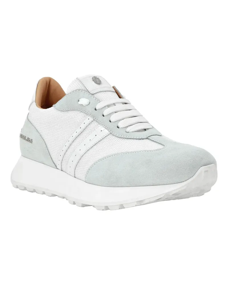 Billionaire Low-Top Sneaker Läufer Sneaker Logo weiß Weiß