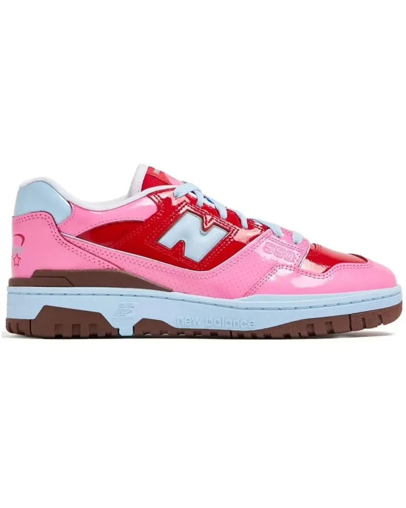 New Balance Low-Top Sneaker 550 Y2k Patent Leather Pack Sneakers rosa Gold