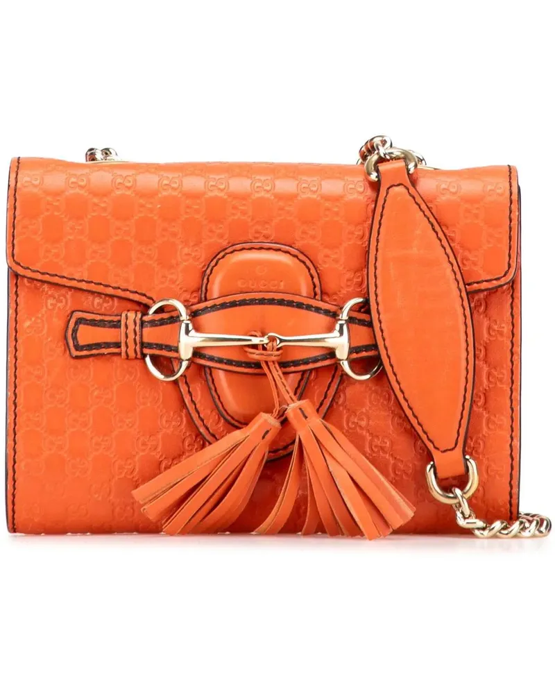 Gucci Hobo Bags Mini Microssima Emily Crossbody orange Orange