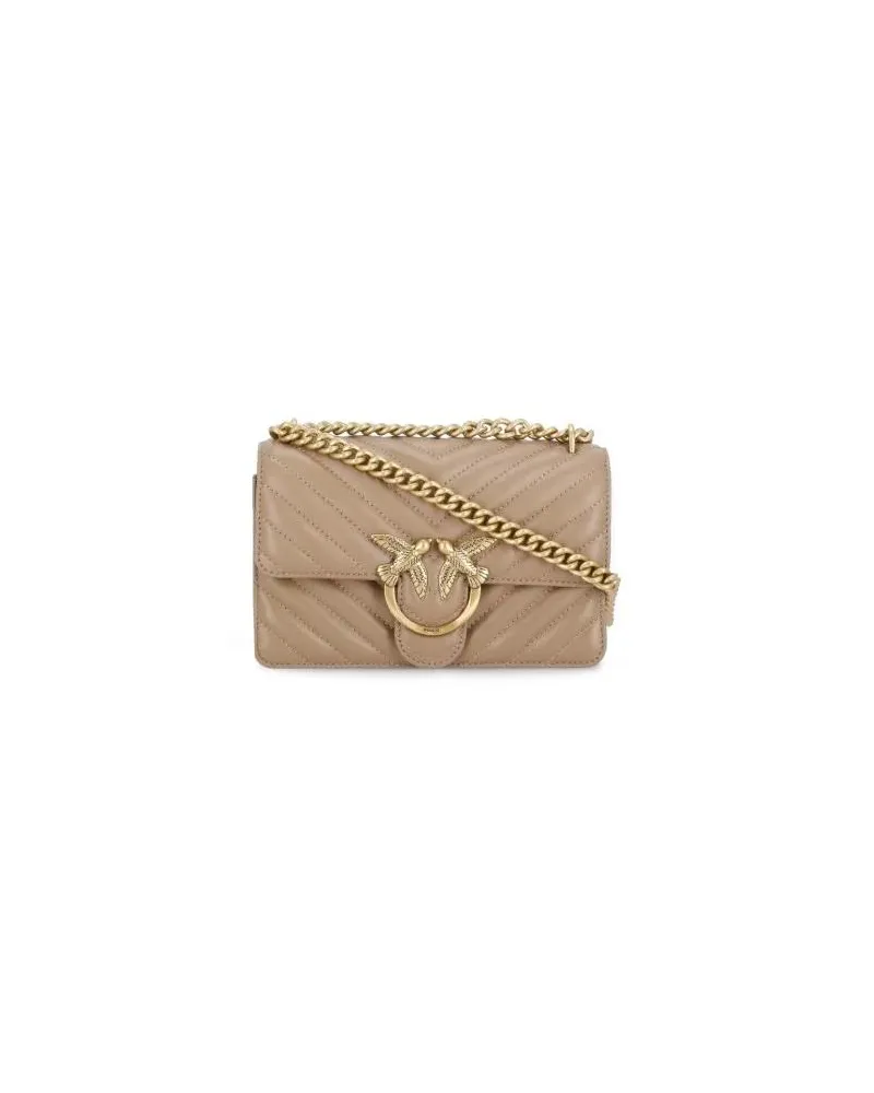 Pinko Crossbody Bags Love One Mini Dc beige Beige