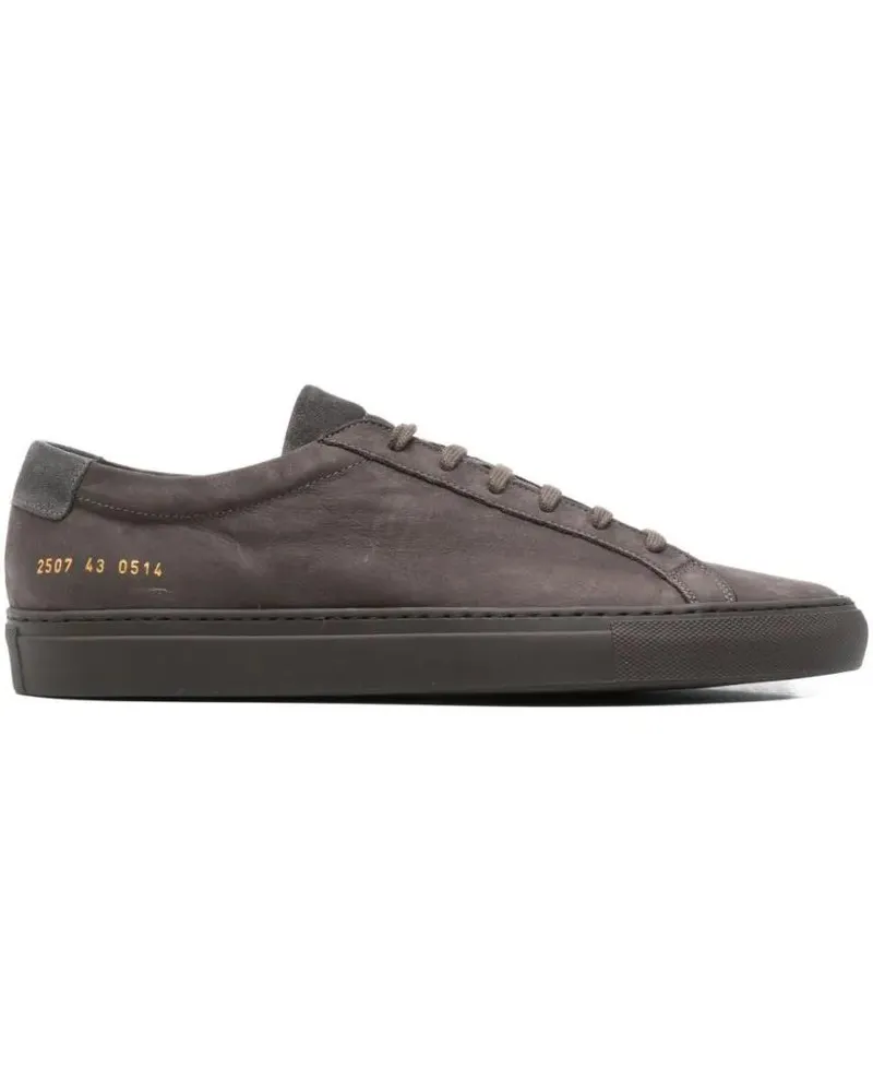 Common Projects Low-Top Sneaker Gray Leather Sneakers grau Grau