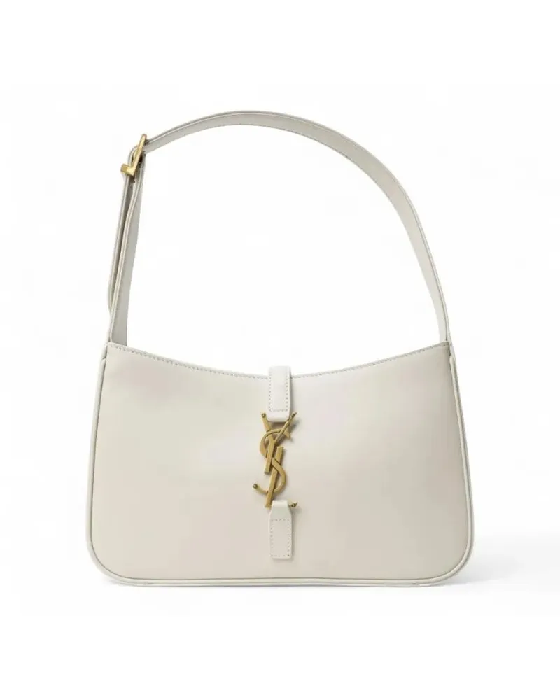 Saint Laurent Hobo Bags Le 5 À 7 Hobo In White weiß Weiß