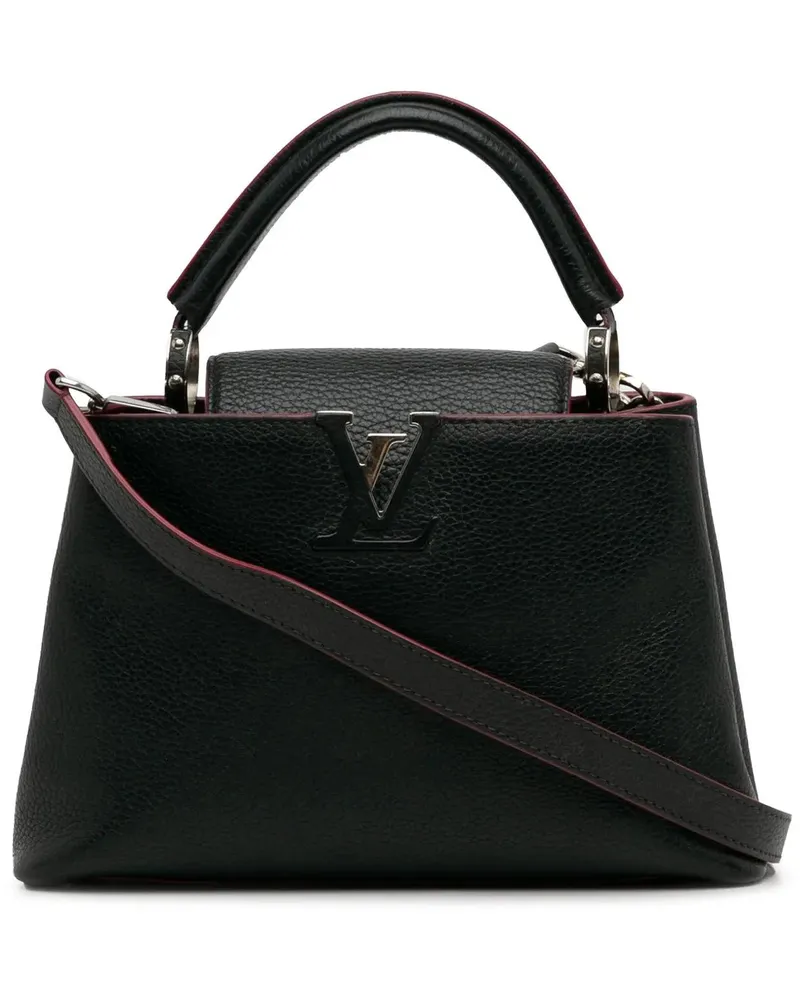 Louis Vuitton Hobo Bags 2021-2024 Taurillon Capucines BB schwarz Schwarz