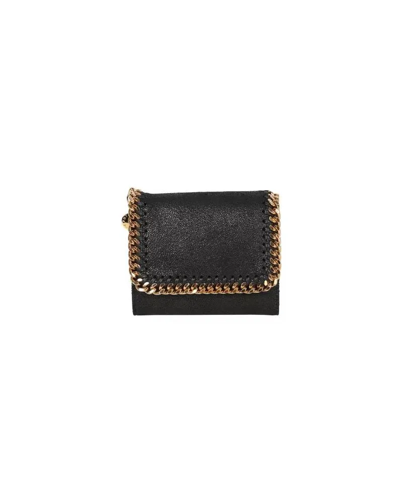 Stella McCartney Portemonnaie Falabella Small Wallet Schwarz