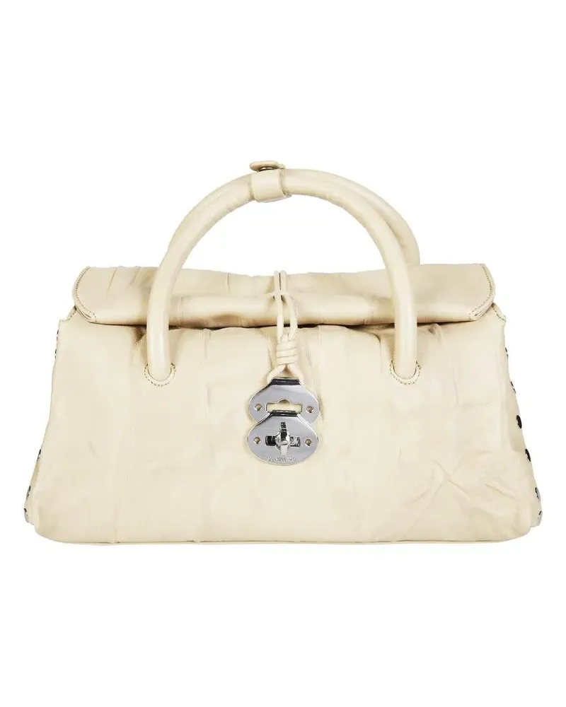 Zanellato Hobo Bags Dotta Plisse S Handbag beige Beige
