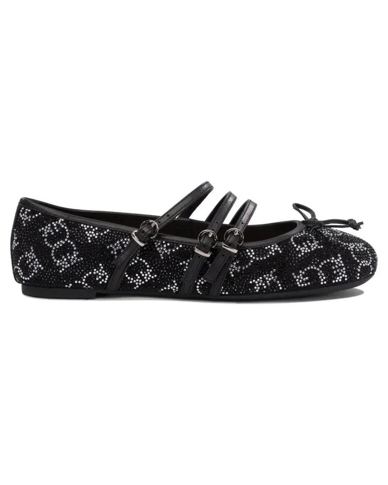 Pinko Black Ballerinas With Delicate Bow schwarz Schwarz
