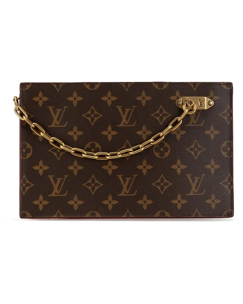 Louis Vuitton Clutches 2019 Monogram Legacy Chain Clutch braun Braun