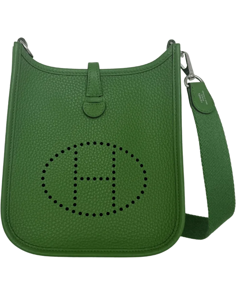 Hermès Hobo Bags Hermes Evelyne 16 Amazone Taurillon Clemence Green grün Grün