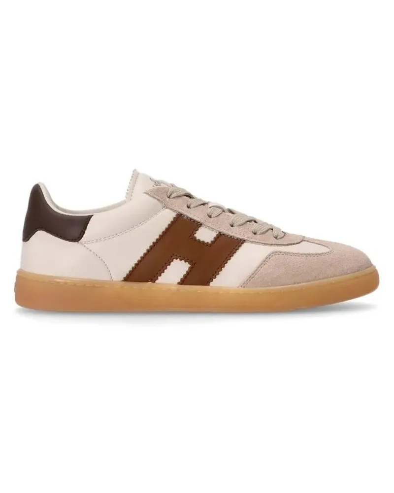 Hogan Low-Top Sneaker White H Chocolate Cool Leather Sneakers beige Beige