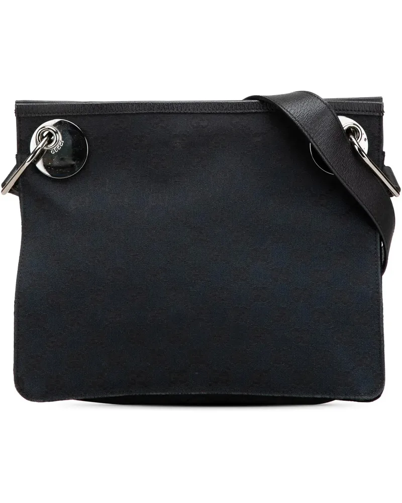 Gucci Hobo Bags GG Canvas Eclipse Crossbody blau Blau