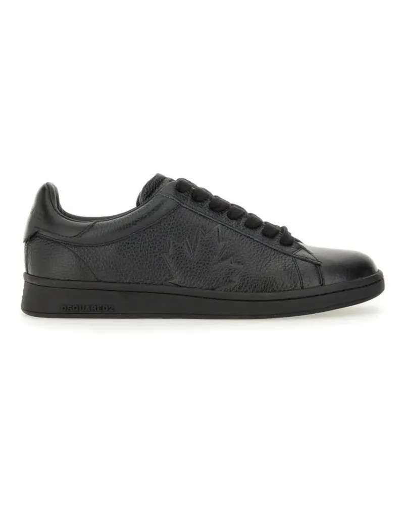 Dsquared2 Low-Top Sneaker "Maple Leaf Boxer" Sneakers schwarz Schwarz