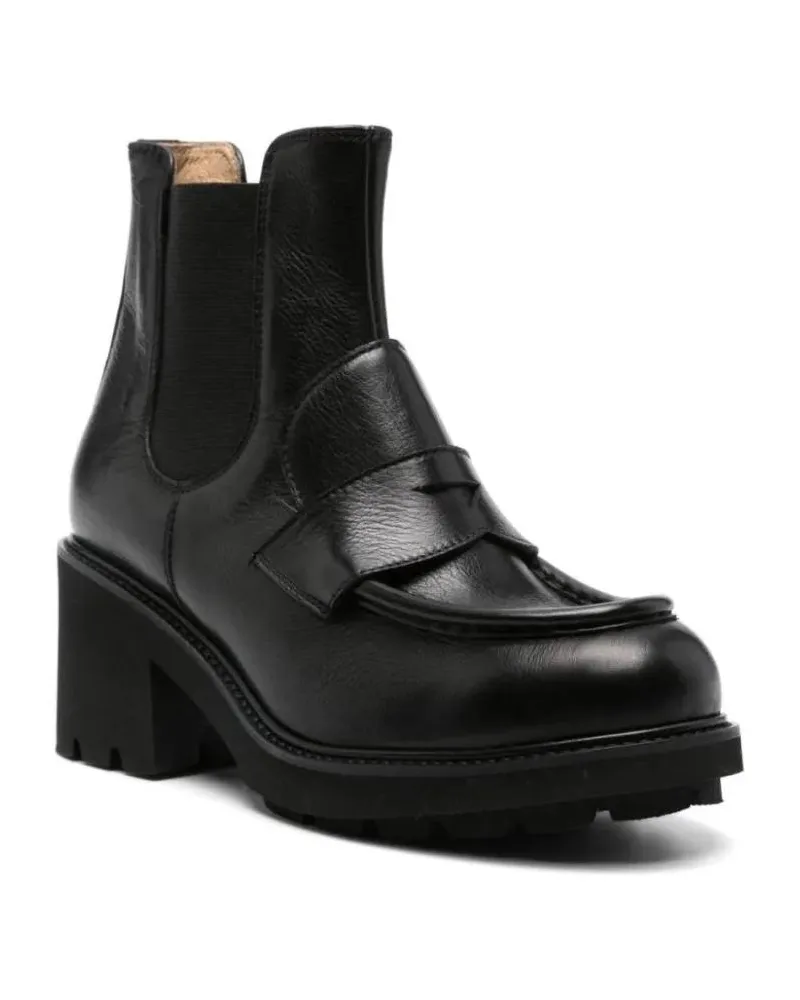 Doucal´s Stiefel 75Mm Penny-Slot Boots schwarz Schwarz