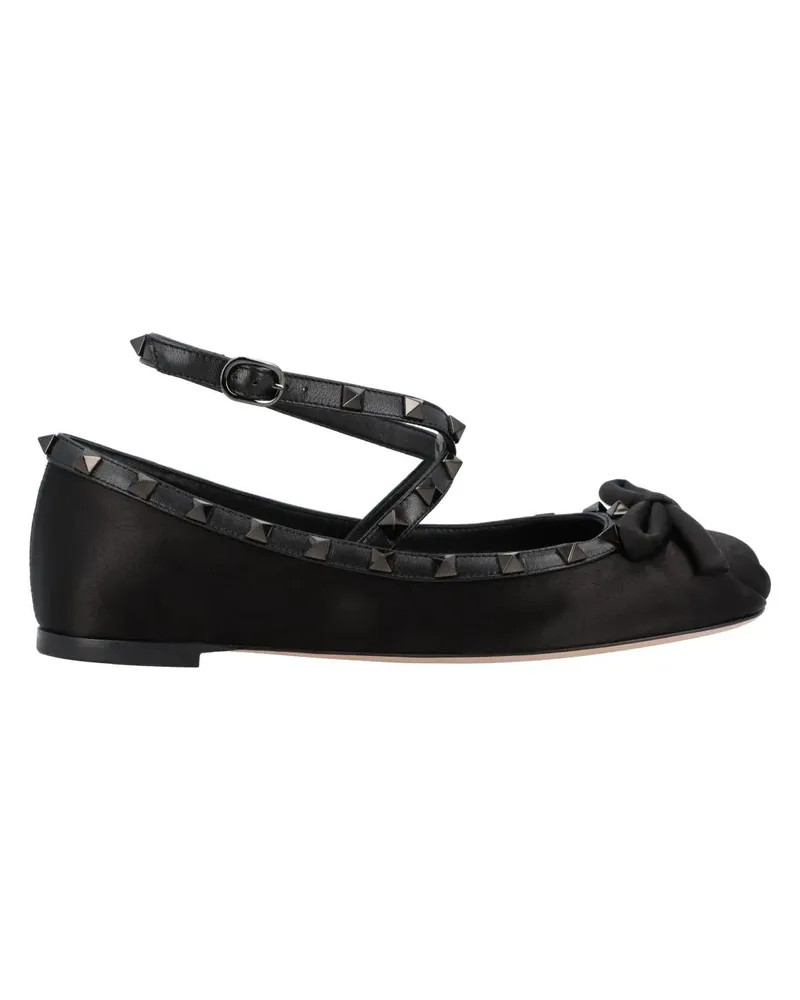 Valentino Garavani Rockstud Ballerinas Black schwarz Schwarz