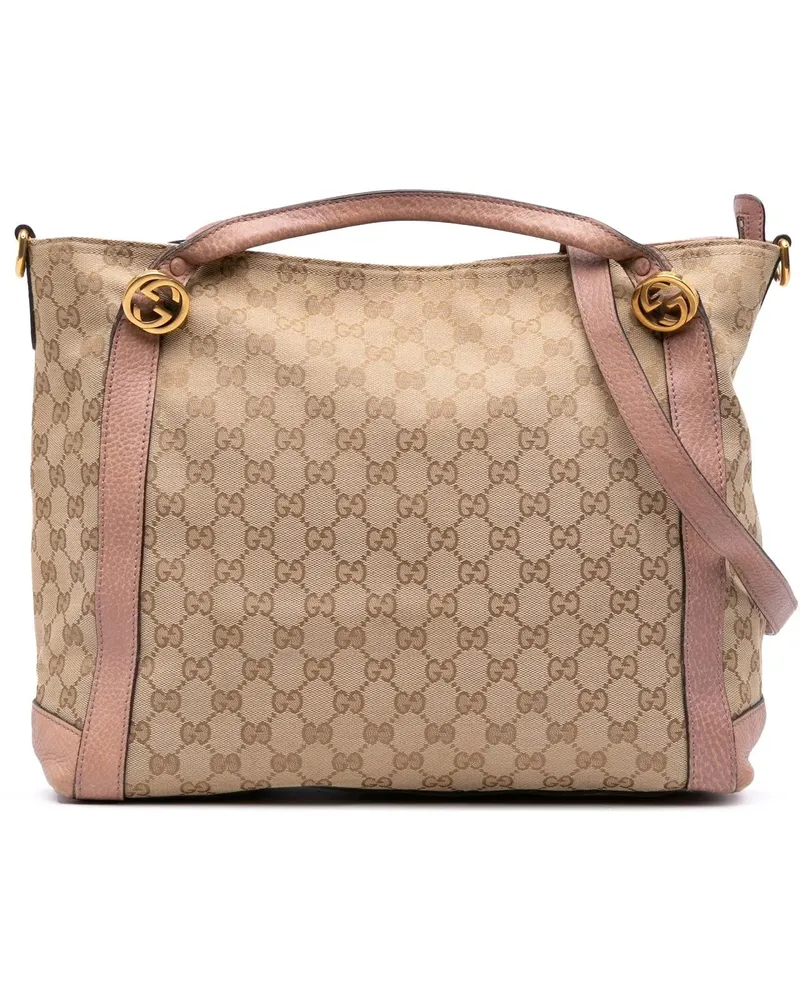 Gucci Hobo Bags GG Canvas Miss GG Satchel braun Braun