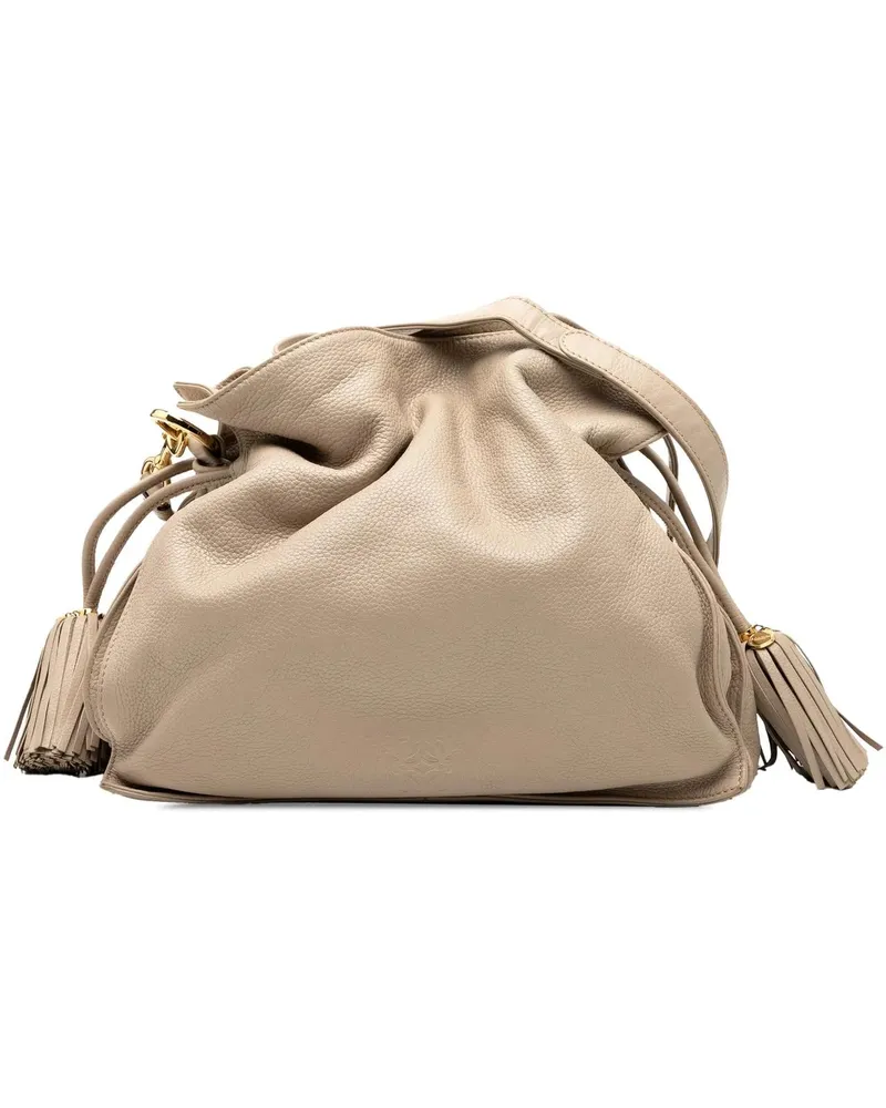Loewe Hobo Bags Nappa Flamenco Tassel 30 braun Braun