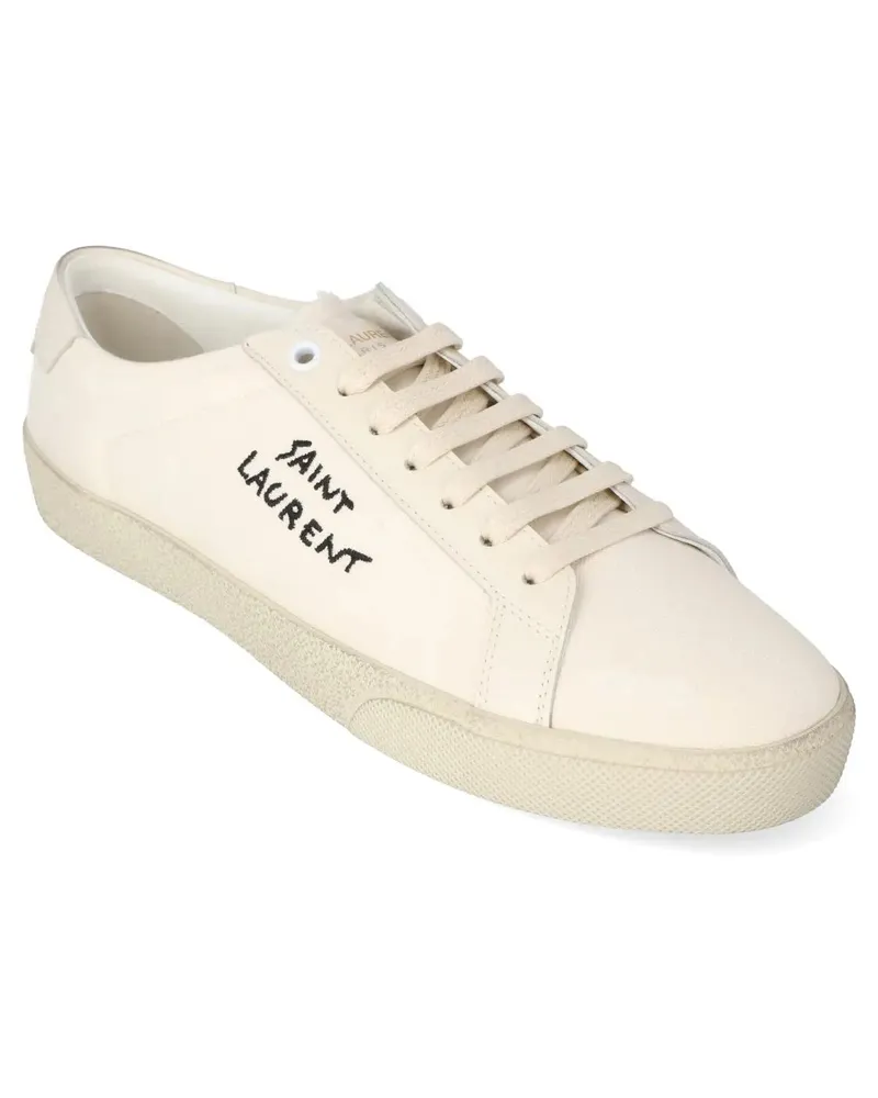Saint Laurent Low-Top Sneaker Court Classic Sneakers White beige Beige