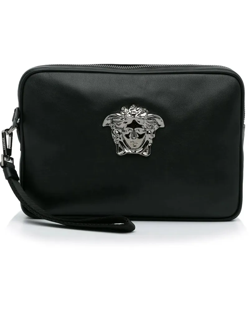Versace Clutches 2010-2024 Medusa Clutch schwarz Schwarz