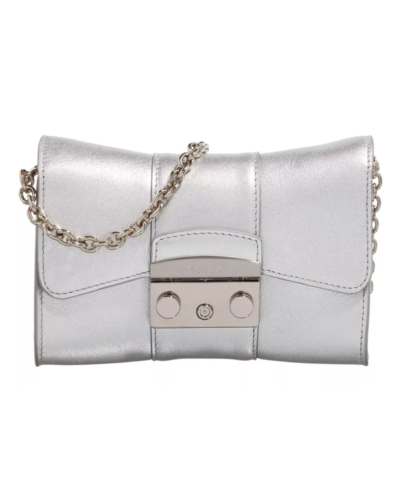 Furla Crossbody Bags Metropolis Mini Crossbody Remix silberfarben 