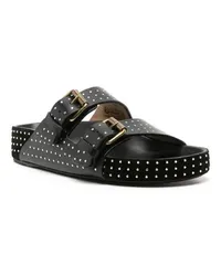 Isabel Marant Sandalen & Sandaletten Black Studded Slippers Schwarz