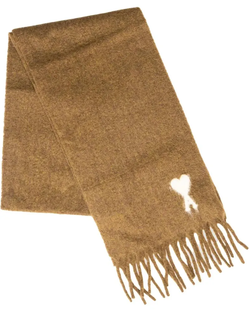 AMI Paris Tücher & Schals CLOUD KNIT SCARF HAZELNUT beige Beige