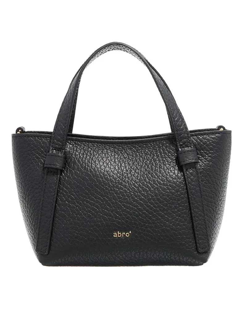 Abro Hobo Bags Handtasche Cosmo Mini/ Black/Gold schwarz Schwarz