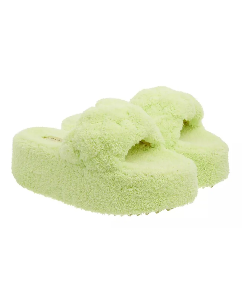 INUIKII Slipper & Pantoletten Teddy Braided gelb Gelb