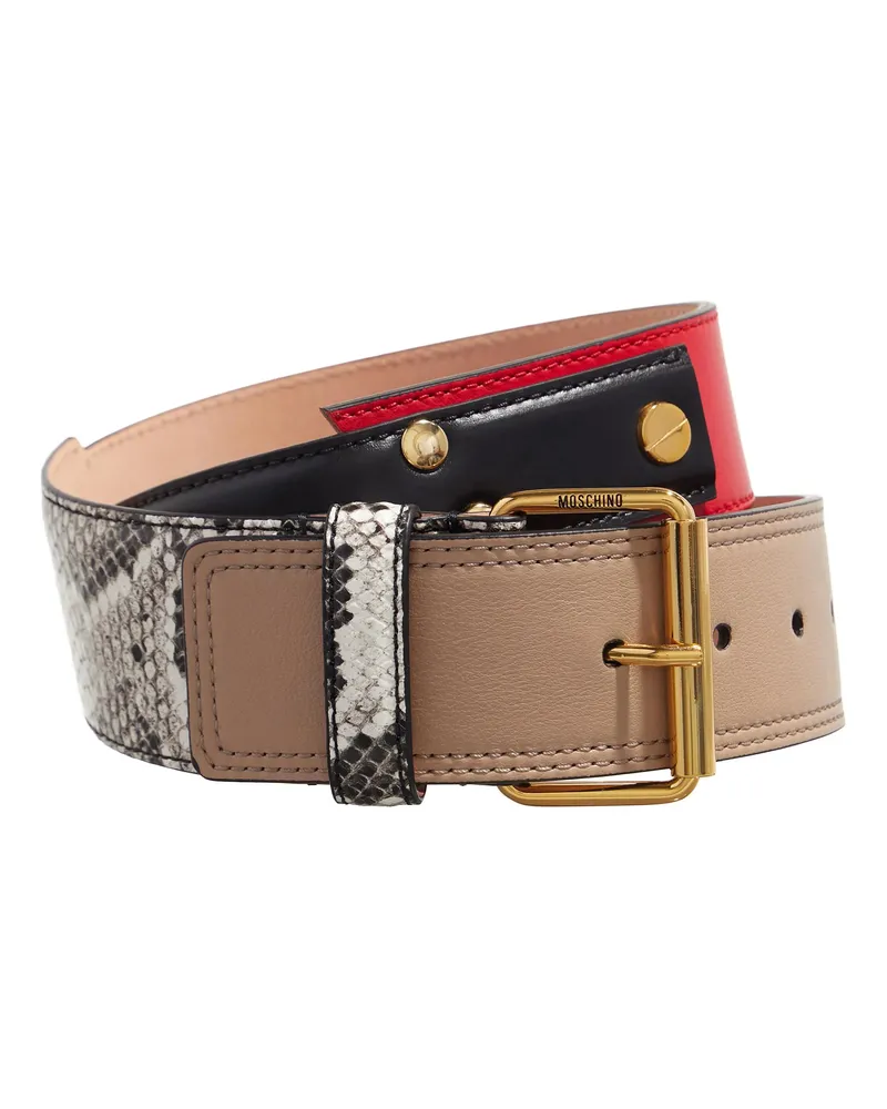 Moschino Gürtel Belt tricolor 