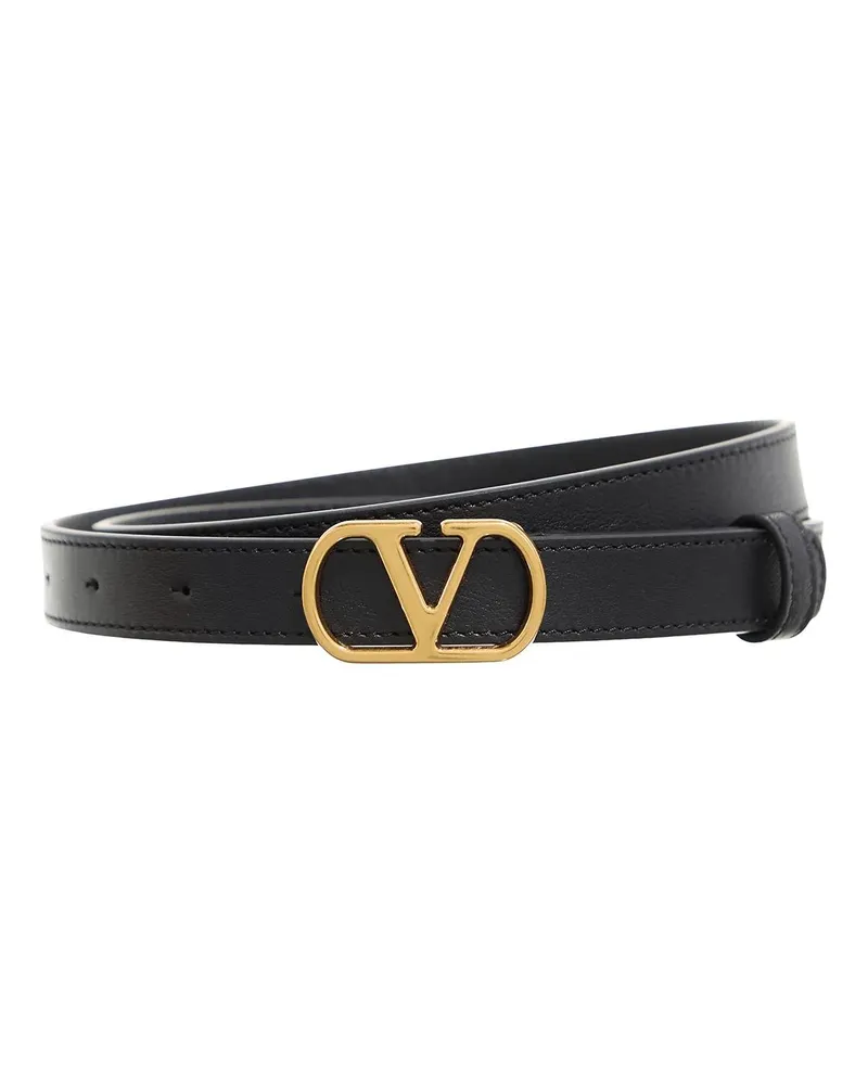 Valentino Garavani Gürtel VLogo Belt schwarz Schwarz