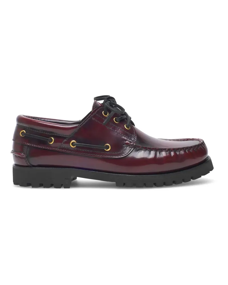 Henry Stevens Slipper & Pantoletten Bootsschuh Morgan M DS rot Rot