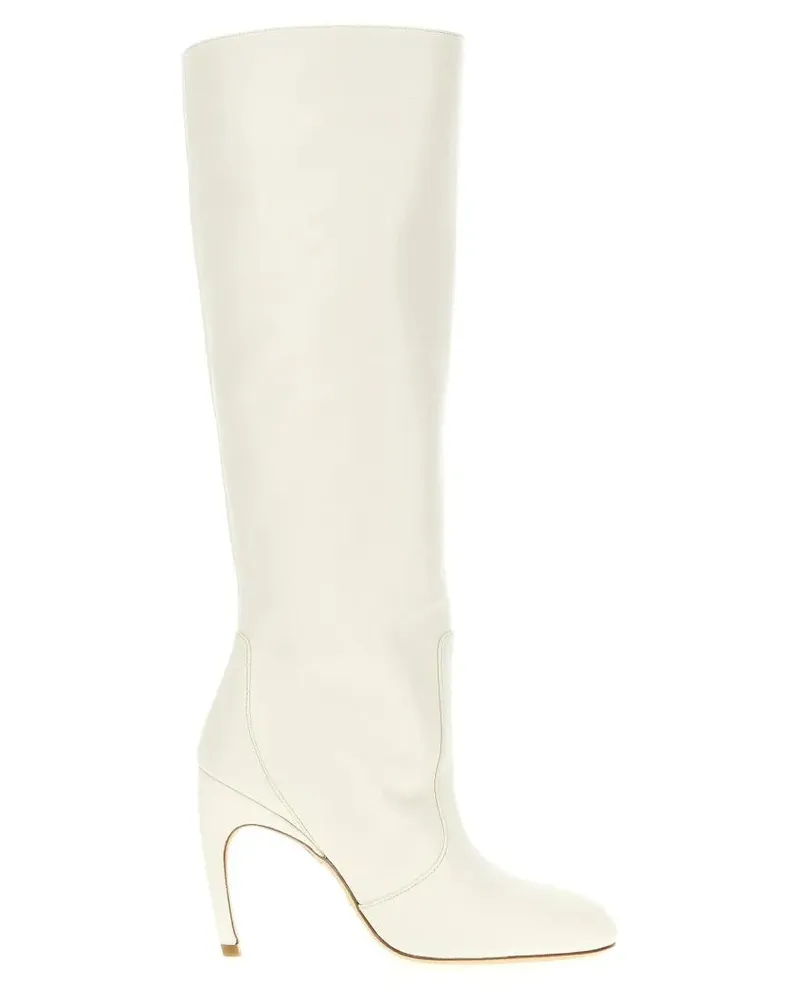 Stuart Weitzman Stiefel Lux Curl Boots weiß Weiß